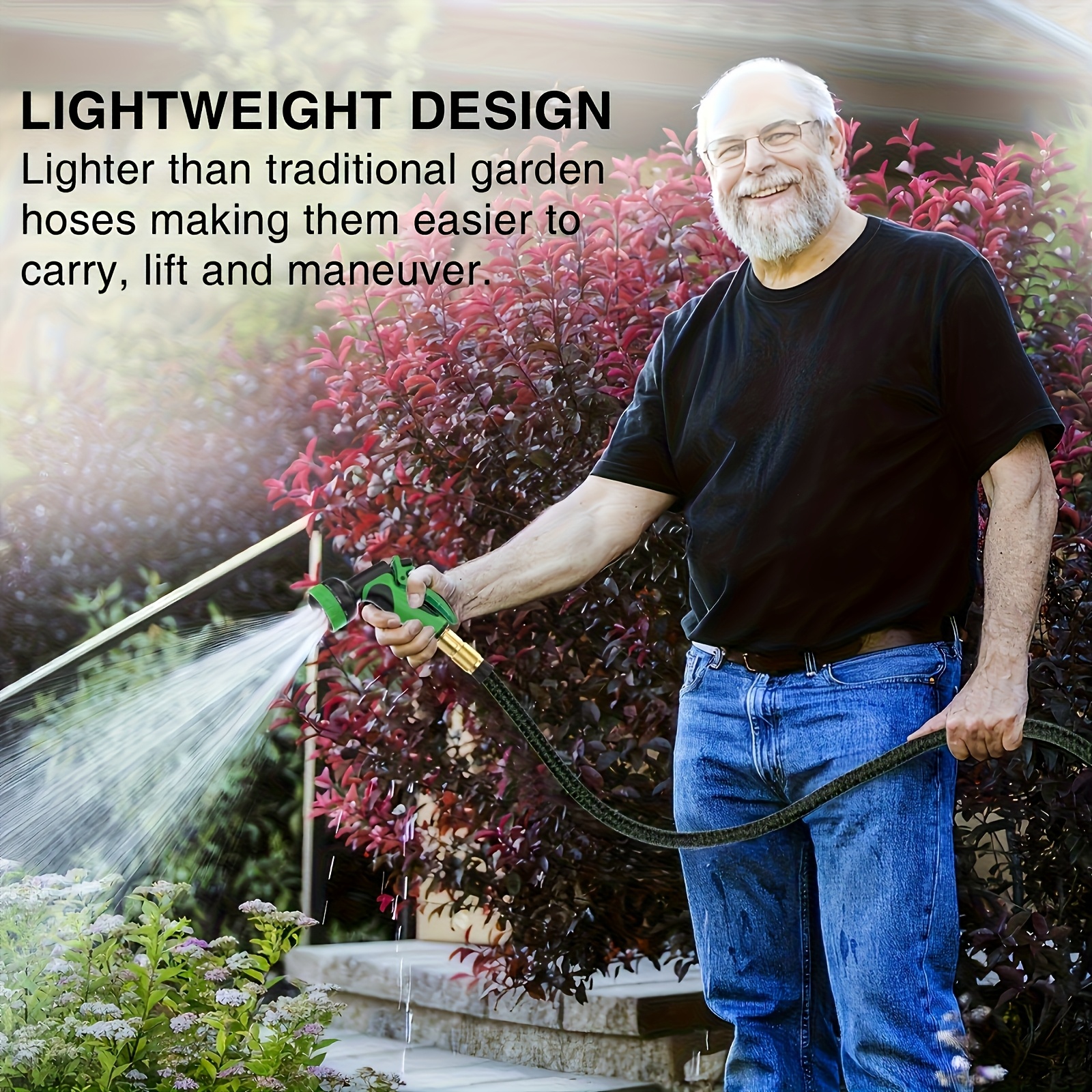 Garden Hose in Use