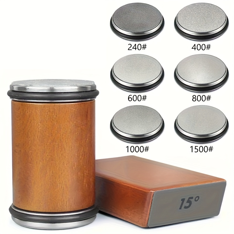 drum grinder kit diamond sharpening tool kitchen and outdoor gadgets features 15   magnetic sharpening no electricity required works with any slicing tool