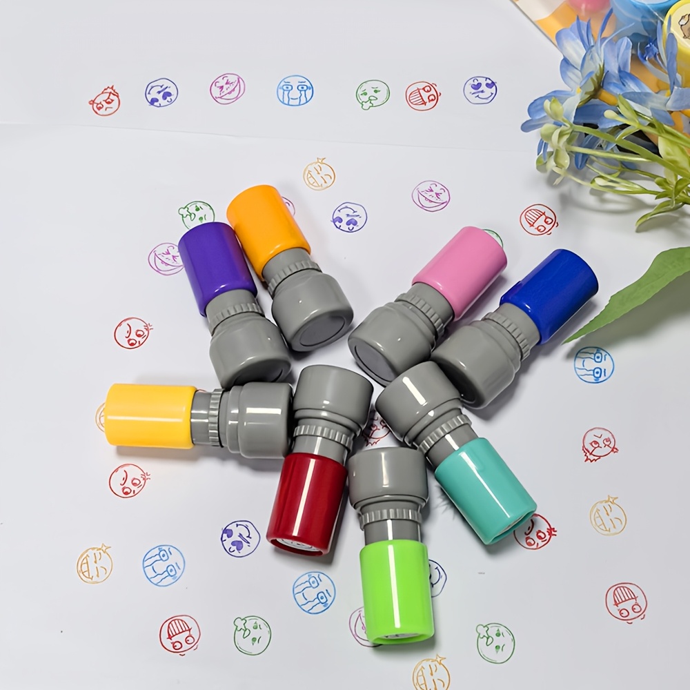Colorful Mood Diary Stamp Set for Expression Marking
