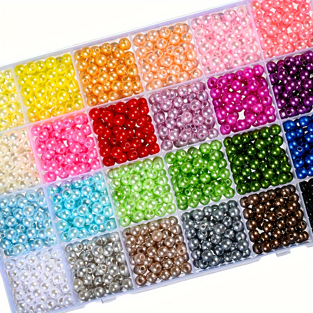 

Lot de 500 Perles Acryliques Colorées, 6mm - la de DIY, Bracelets, , Boucles d'Oreilles & Artisanat