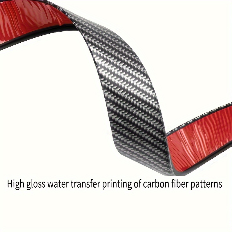 car modification universal wheel brow carbon fiber anti scratch details 6