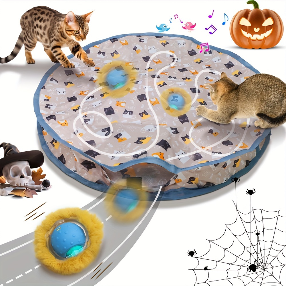 

Interactive Cat In , Chirping Cat Toy And Catching