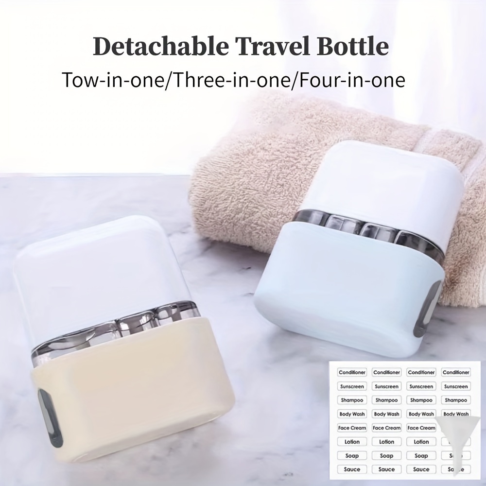 

Acrylic Refillable Containers Set - Hypoallergenic Travel Bottles With Liquid Dispenser And Fine Mist Spray, Multiple Combinations For Cosmetics And Lotion, Reusable For Home And Travel