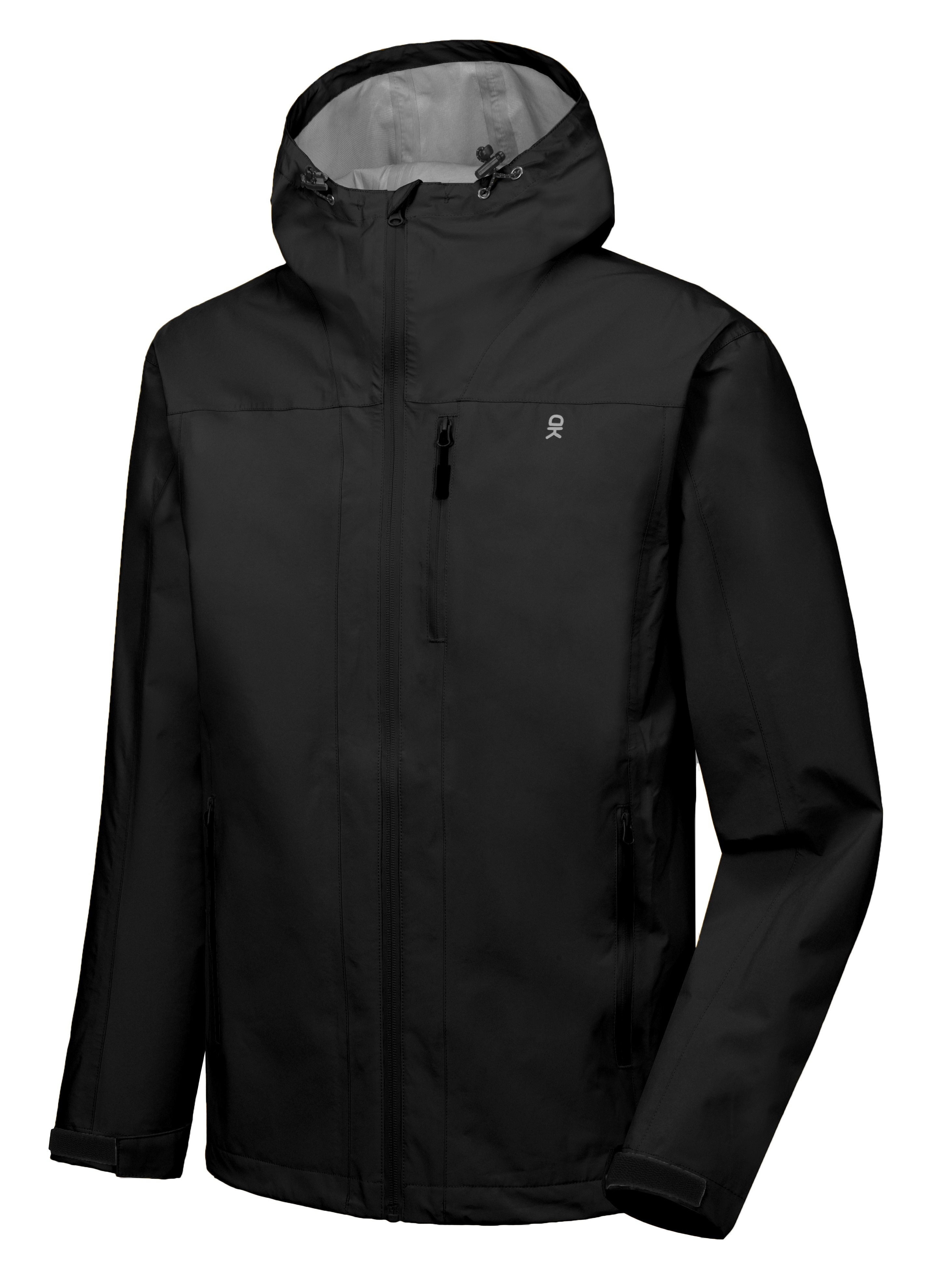 Taoyoule Veste Imperméable Homme – Coupe-Vent Léger à Capuche – 8000 Mm étanchéité – Randonnée, Pêche, Camping