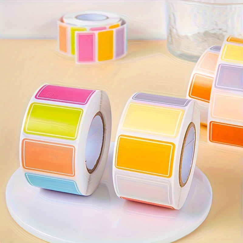 

A Of 800 , -adhesive Labels For Handwriting, Blank -written Classification .