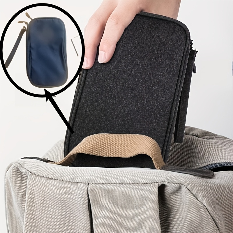 Travel Storage Bag, With Multiple Pocket Sizes: Suitable For Storing Small Items And Accessories.