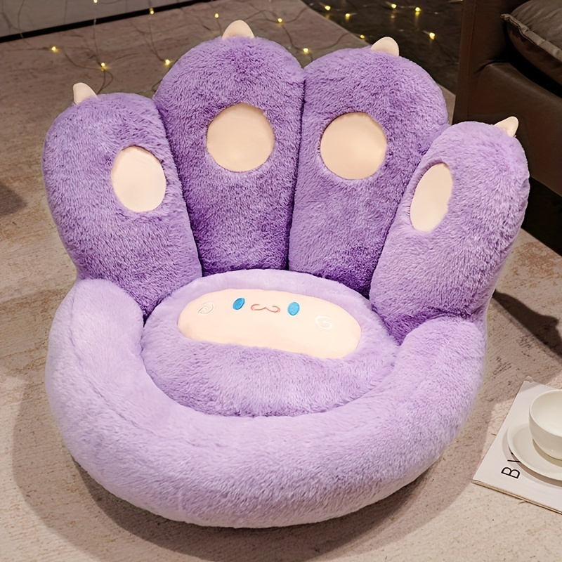 Purple pillow seat online cushion