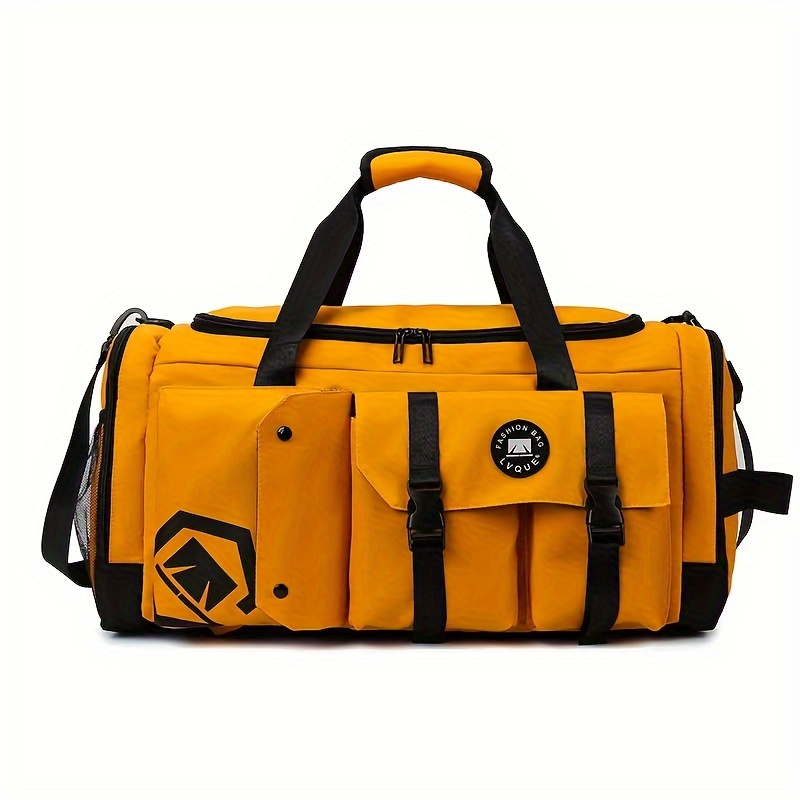 TEMU Unisex Shoulder Backpack, Hidden Strap Large Capacity Travel Backpack, Detachable Single Shoulder Crossbody Bag Strap, Multifunctional Sports