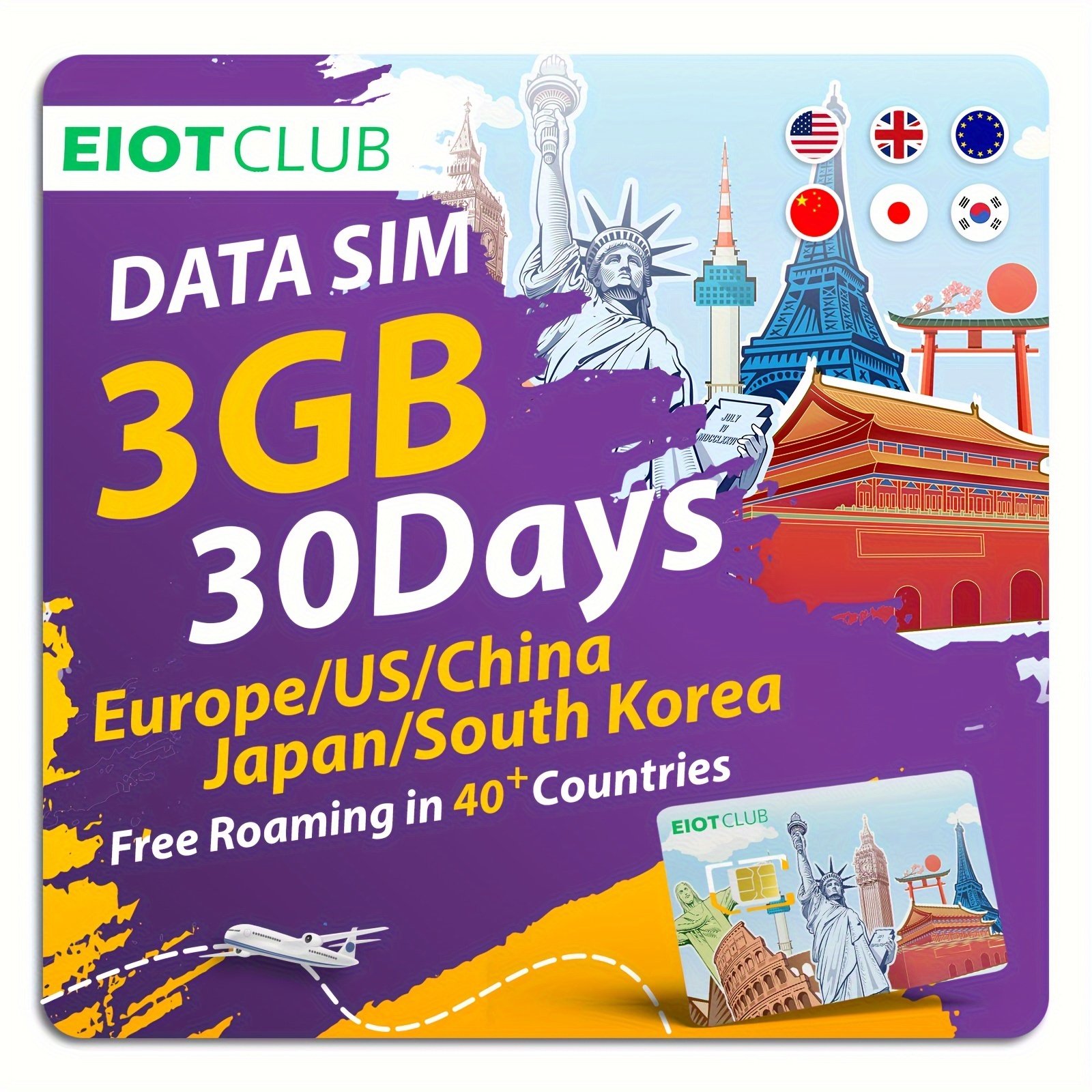 

- Sim , , 3gb . Supports Over 40 Countries, Including The U.s., , China, Japan, And Korea. Functions Portable . , No , Refillable.