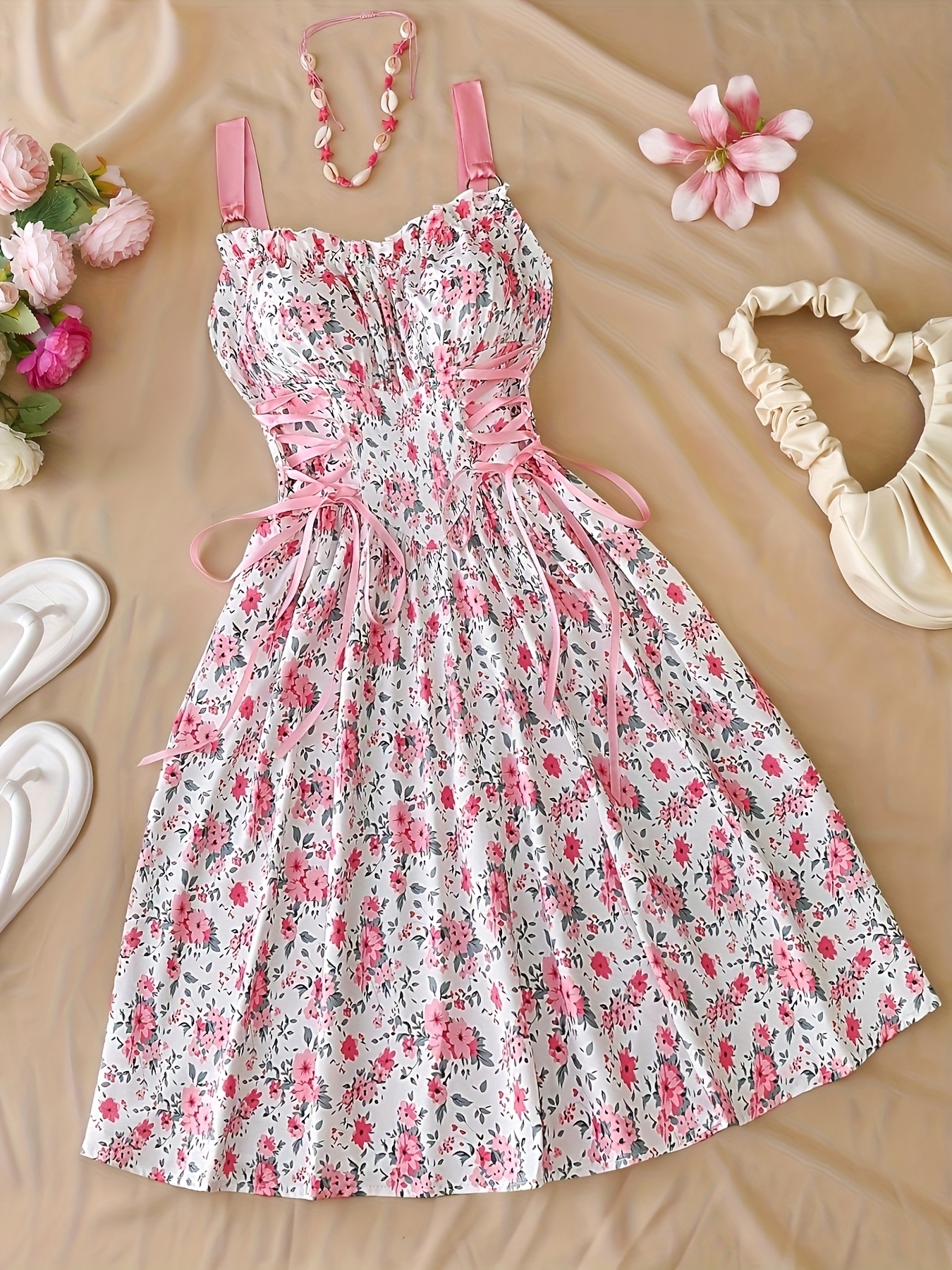 floral dress women sold on Temu United States
