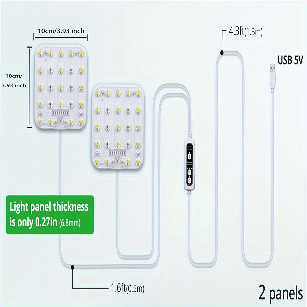 LED Grow Lights za unutrašnje biljke Podesivi spektar Temu