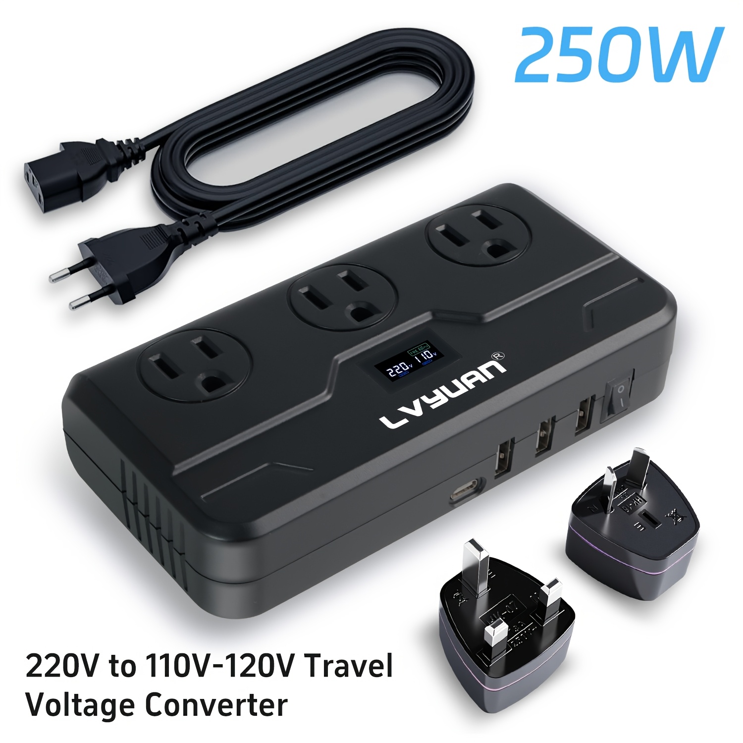 universal adapter sold on Temu United States