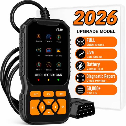 heavy duty scanner professional car diagnostic tool supports fault light detection real time data i m readiness compatible with all cars trucks suvs 1996 and later code reader no external power charger required