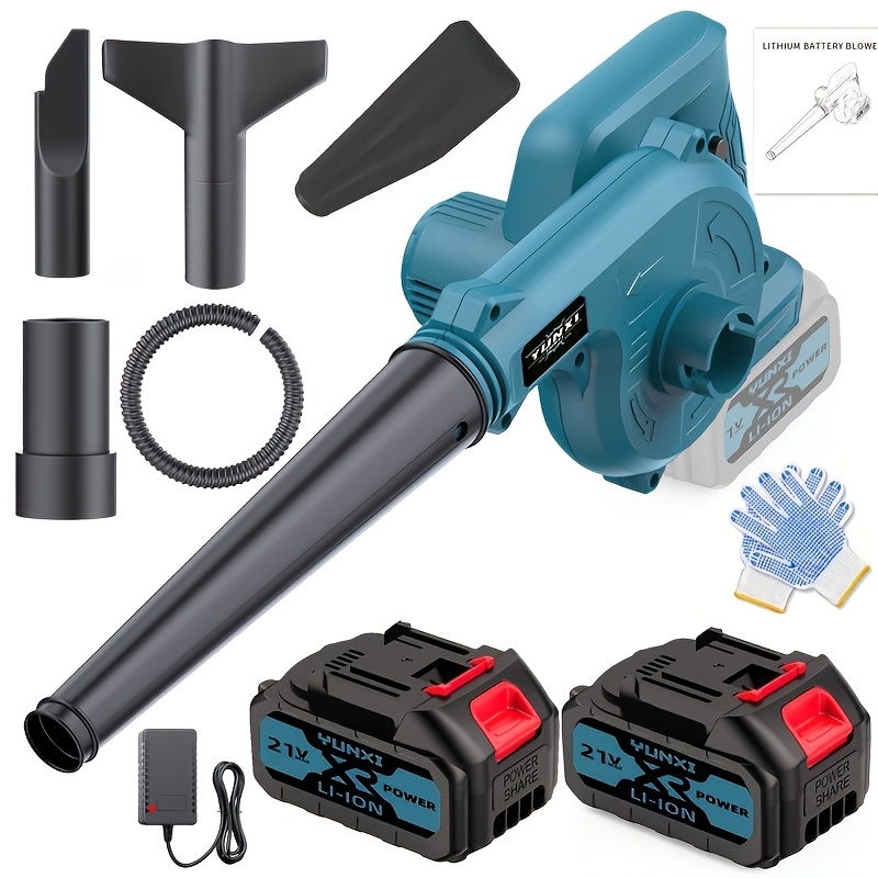 TEMU Portable Wireless Leaf Hair Dryer, Blower, With Battery And Charger, Battery Powered, Compact Handheld Vacuum Cleaner, Can Quickly And Lawns And