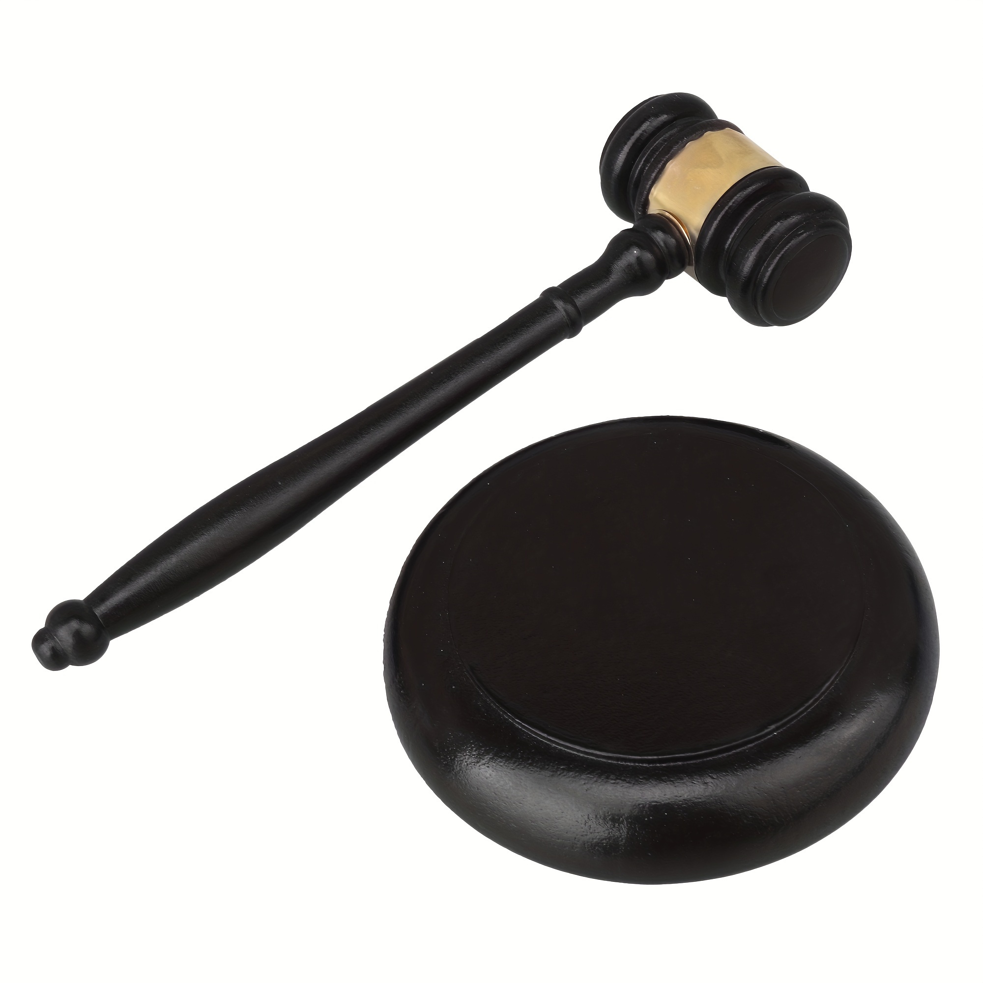 

Wooden Gavel And Sound Block For Judges & - Handcrafted Solid Wood Hammer With Courtroom Style, Durable Construction, Use Without Electricity