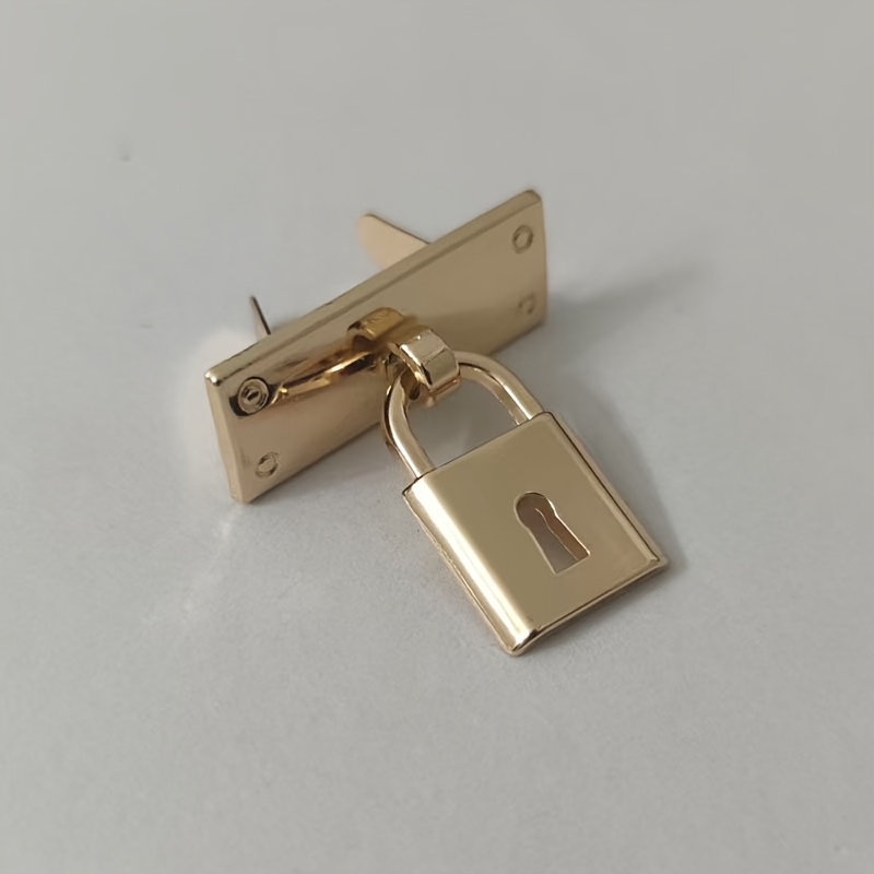 TEMU 1pc Small Decorative Padlock Designed For Bags, A Tiny Hanging Lock Suitable For Jelly Bags, And Luggage Hardware Additions