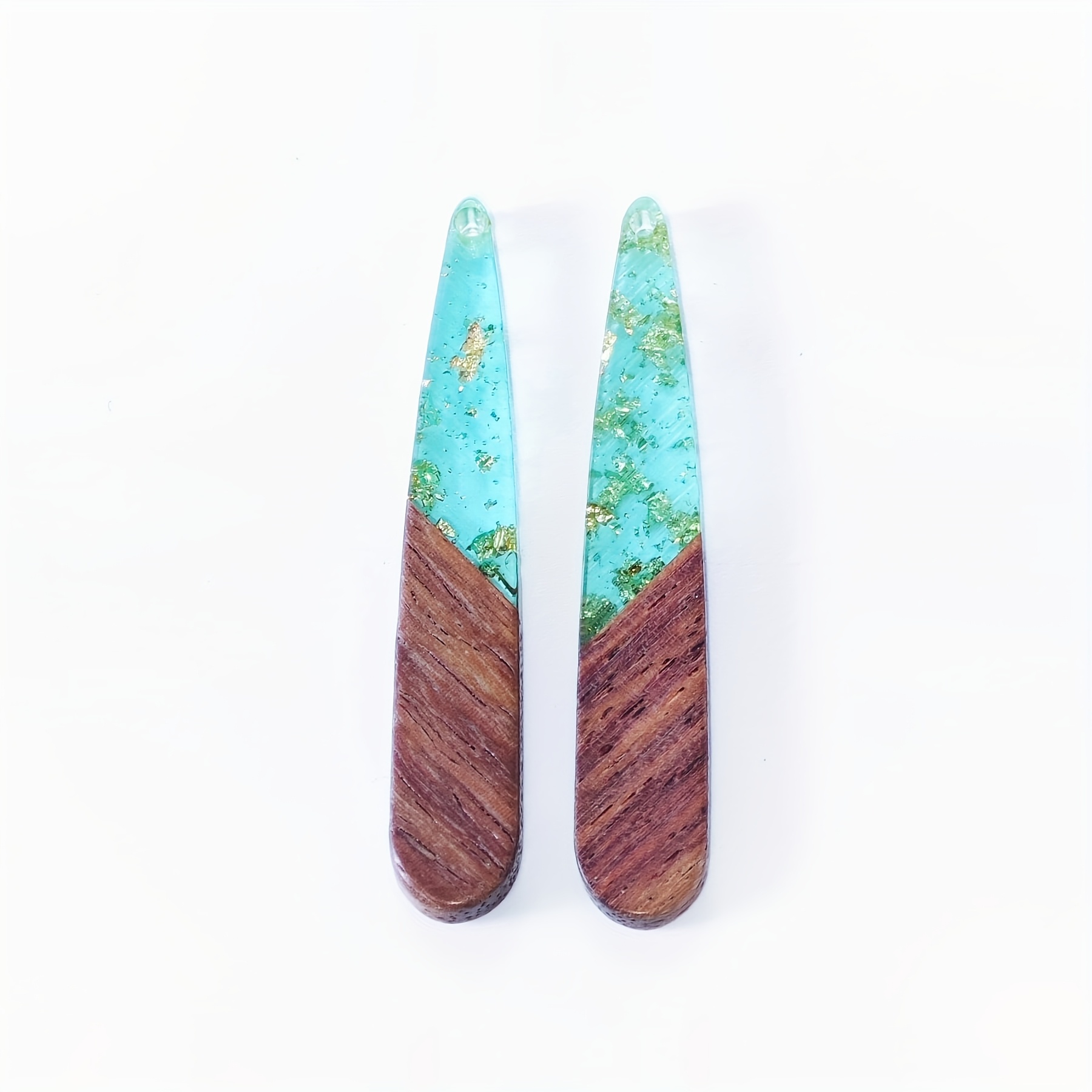 18pcs Fashionable Water Droplet Resin Pendant Set