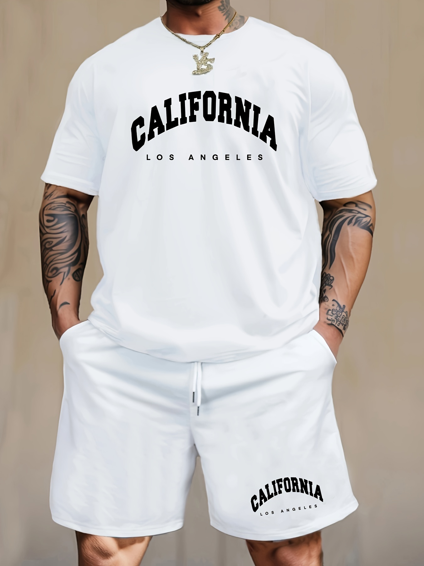 CALIFORNIA SPORTSWEAR】TEE＆SHORTS SETUP