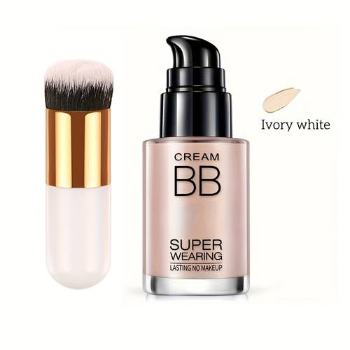 easter bb foundation make up and brush set moisturizing concealer durable face womens cosmetics set holiday