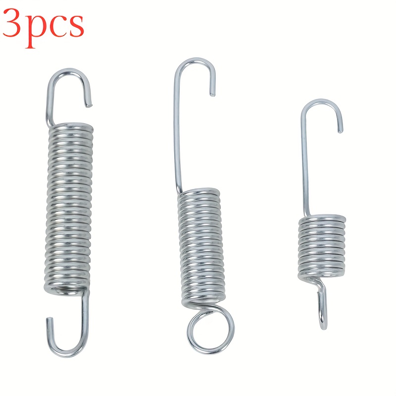 TEMU 3pcs, Motorcycle Footrest Return Spring Set, Side Frame Spring, Brake Pedal Return Spring