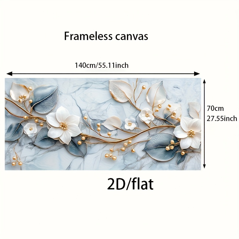 TEMU Moderne en Toile Cadre 2D/Plat 27,55 pouces * 55,11 pouces / 70 cm * 140 cm pour Salon et Chambre - Décoration Murale en Bois Contemporain