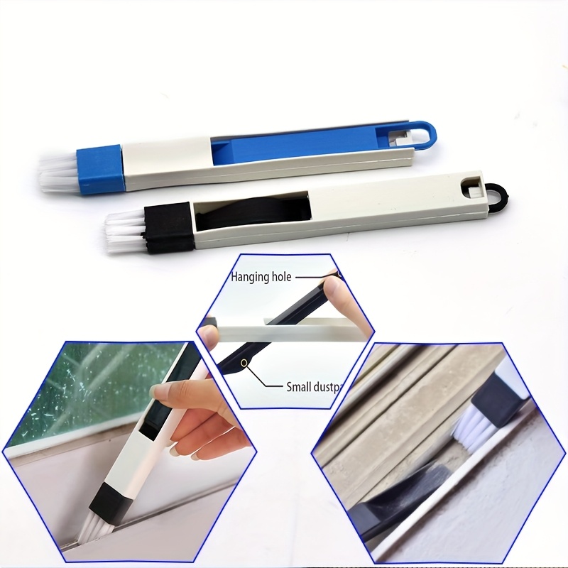 Un juego de 15 cepillos de limpieza, que incluye un cepillo para ranuras de puertas de refrigerador, un cepillo para tazas, un cepillo para limpiar la suciedad, un cepillo para limpiar teclados y un pequeño raspador. Adecuado para limpiar estufas de gas de cocina, tazas de té, batidores y ranuras de ventanas.