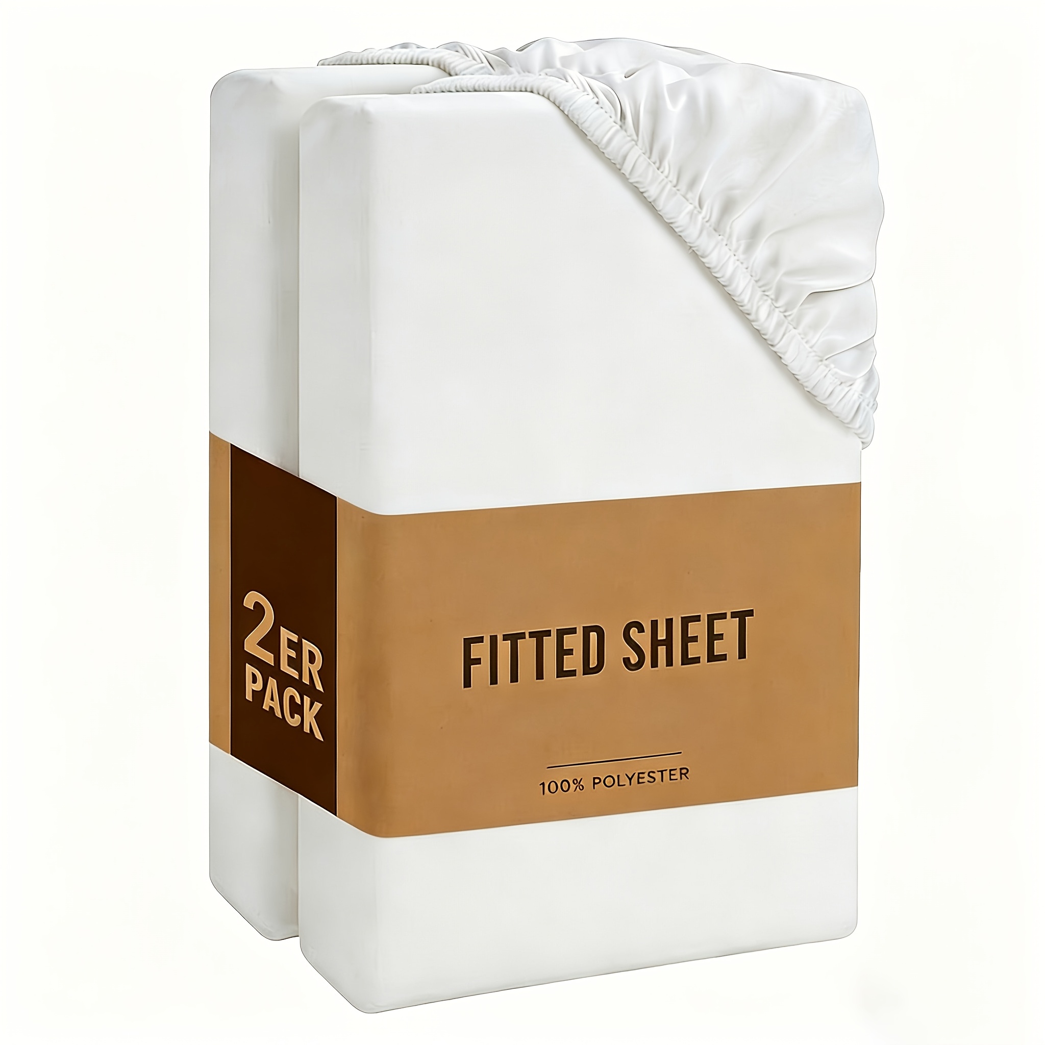 TEMU 2-pack Fitted Sheet Mattress Covers, In Multiple Sizes And Colors. Soft, Breathable, And Comfortable, Suitable For Summer And For . Perfect For