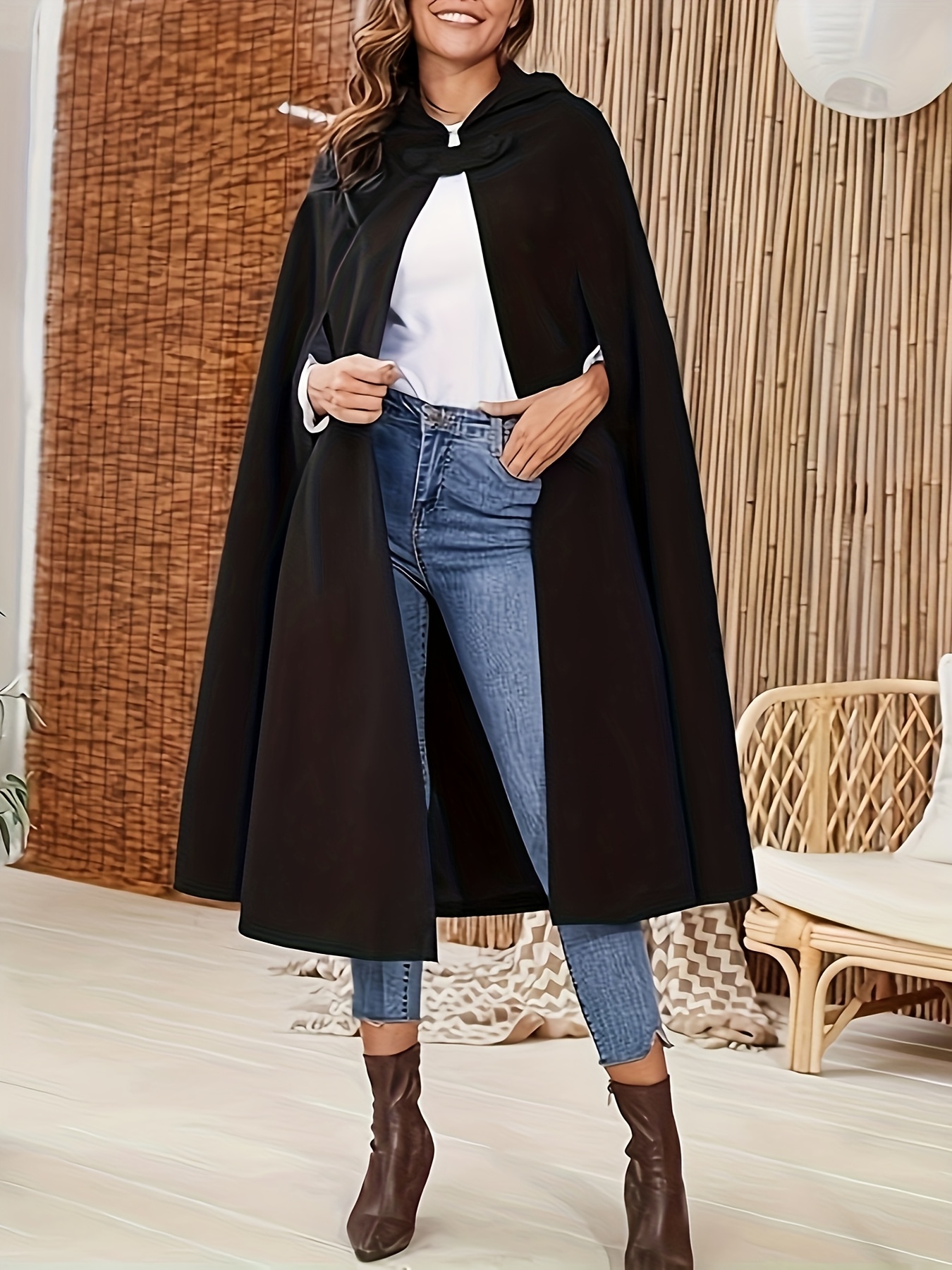 cape coat sold on Temu United States