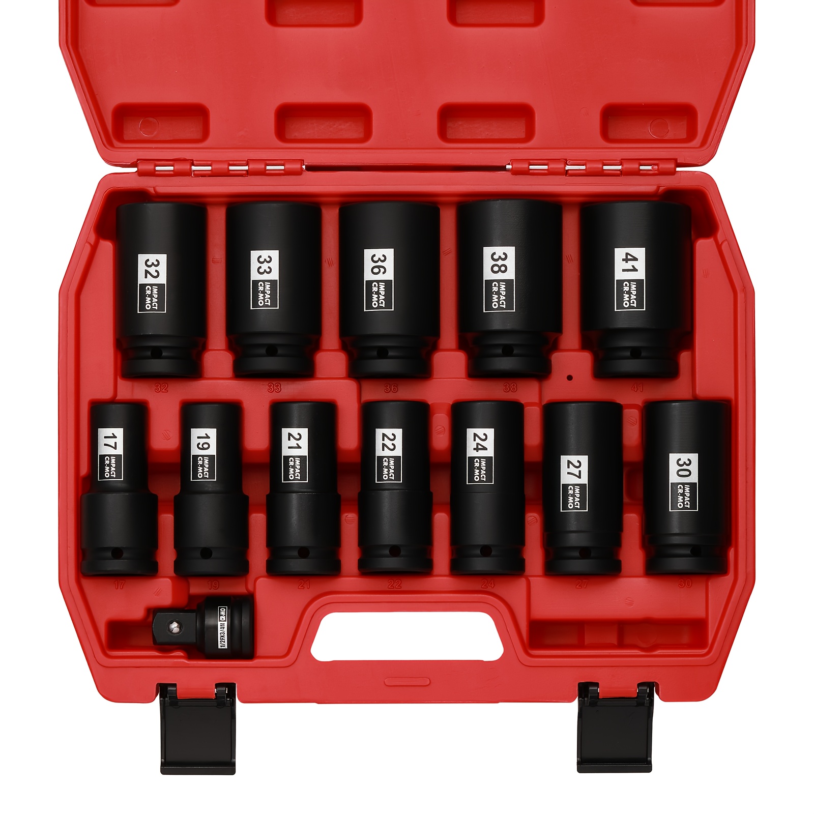 13pcs impact socket set metric 17mm 41mm 6 - Temu