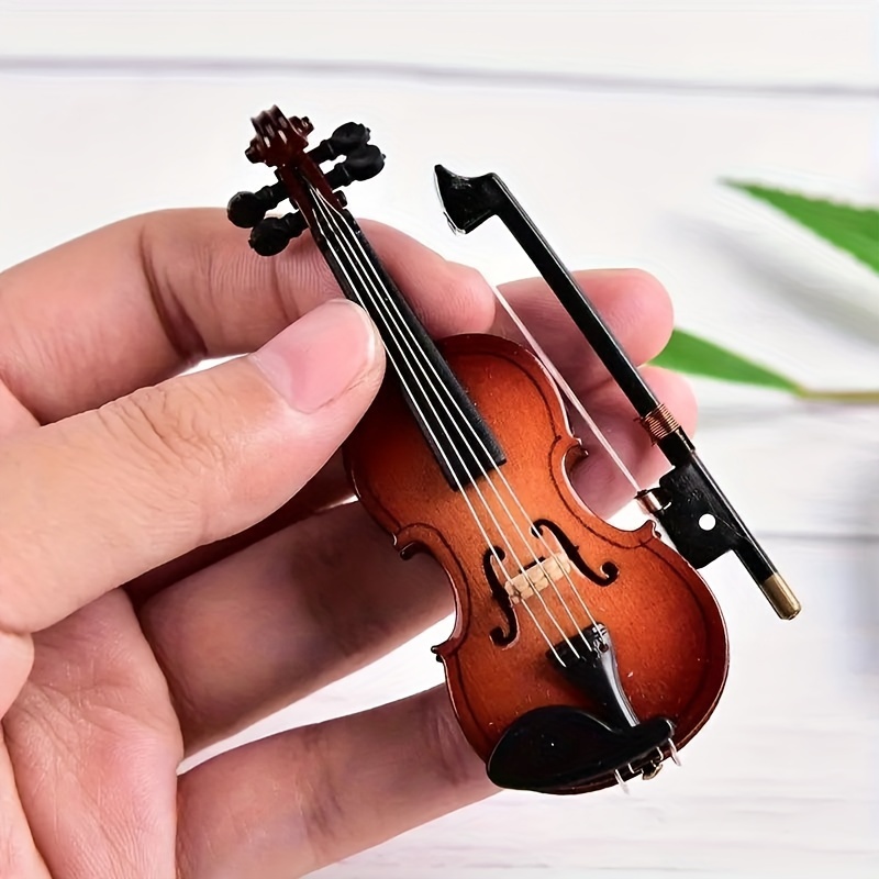 Modèle De Trompette Miniature, Mini Instrument De Musique Haute Simulation  Pour Cadeau De Collection Pour Décorations De Vacances 