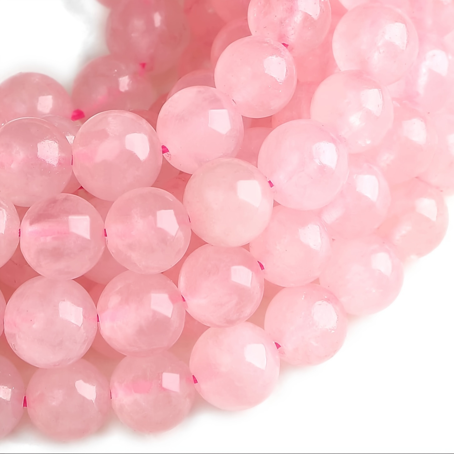 

Rose Quartz Gemstone Beads Natural Stone Beads For Jewelry Making