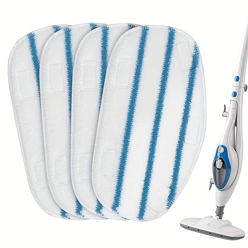 

4-piece Microfiber Steam Mop Pads For Thermapro 10-in-1 & 211 - Washable, Reusable & Compatible With All Floor Types