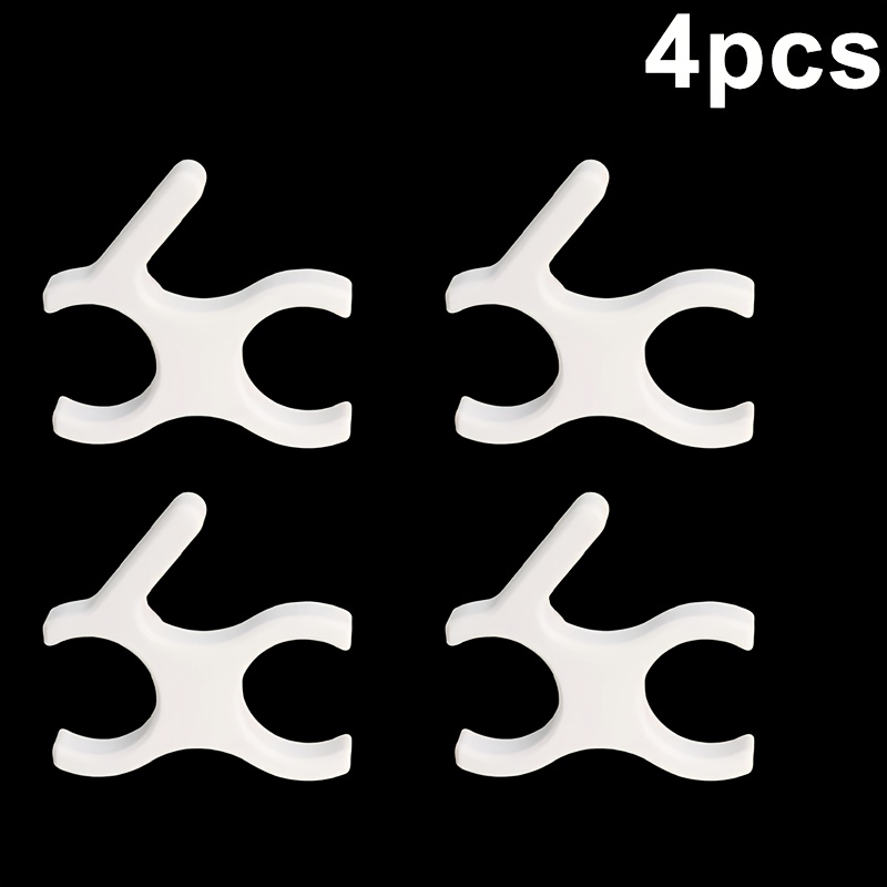 TEMU 4pcs Crochets de fixation pour radiateur, compatibles avec la plupart des radiateurs, additions faciles à , crochets utilitaires