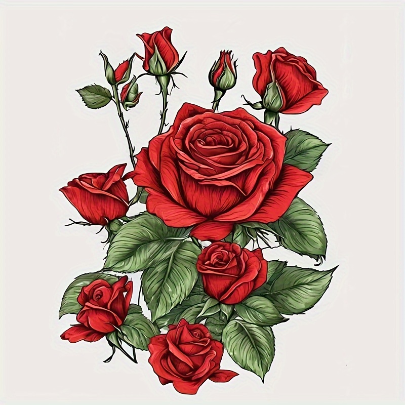 Rose Stickers - Temu