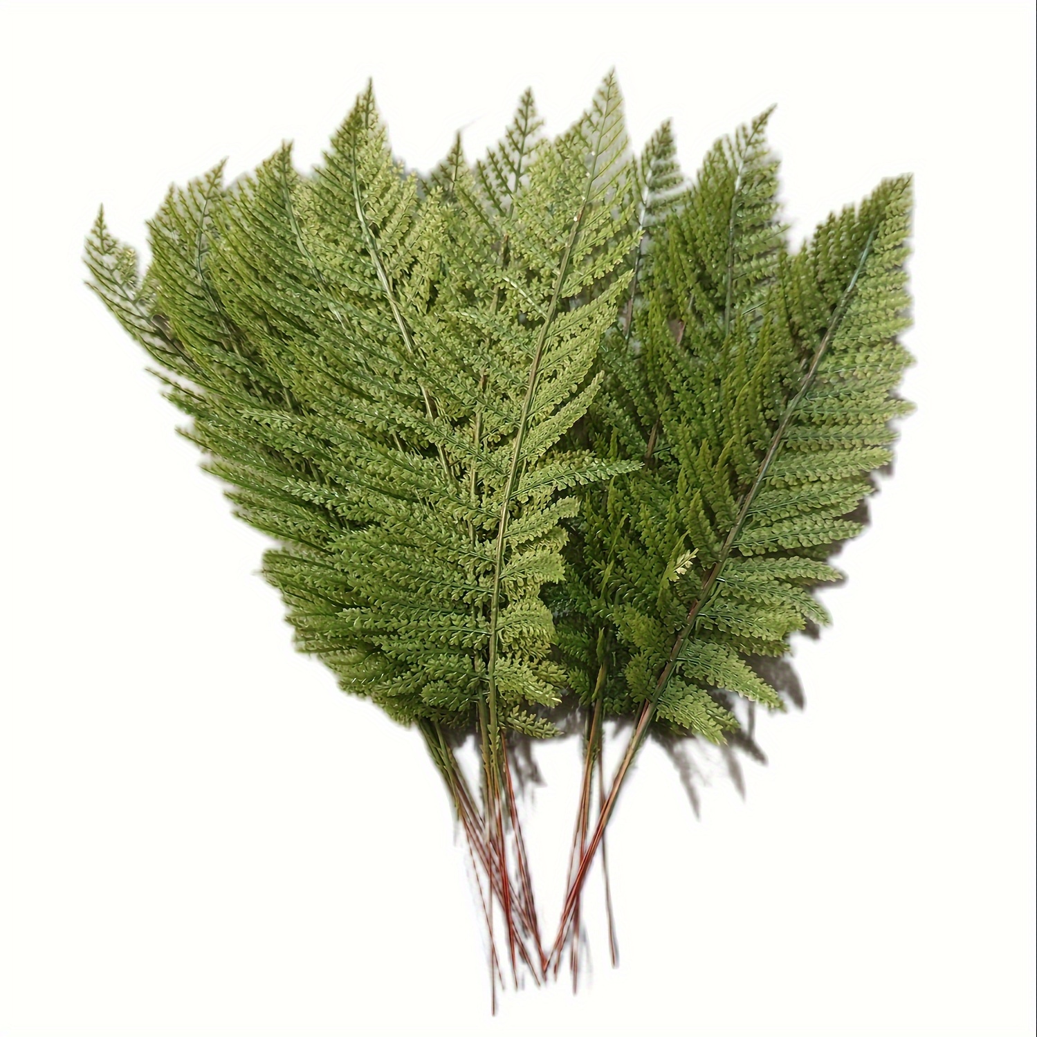 

12/24pcs Realistic Artificial Shrubs And Flowers For Indoor And Outdoor Decor - Simulated Persian Grass, Boston Ferns, And Green Leaves - Perfect For Office And Home Decor