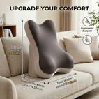 adjustable bed wedge reading pillow large memory foam backrest for sitting up in bed soft c shaped lounging cushion for headboard multi use for phone reading gaming removable washable cover versatile leg and back