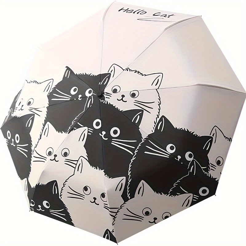 

Folding Cat Umbrellas Folding And Sun -use Uv