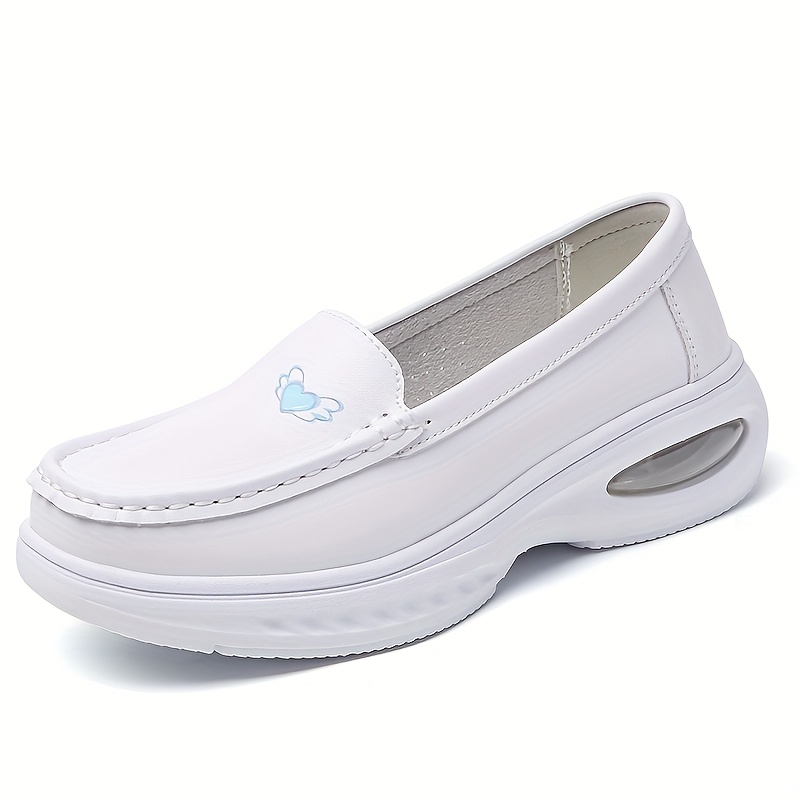 zapatos enfermería mujer blancos sin cordones estampado Temu Peru