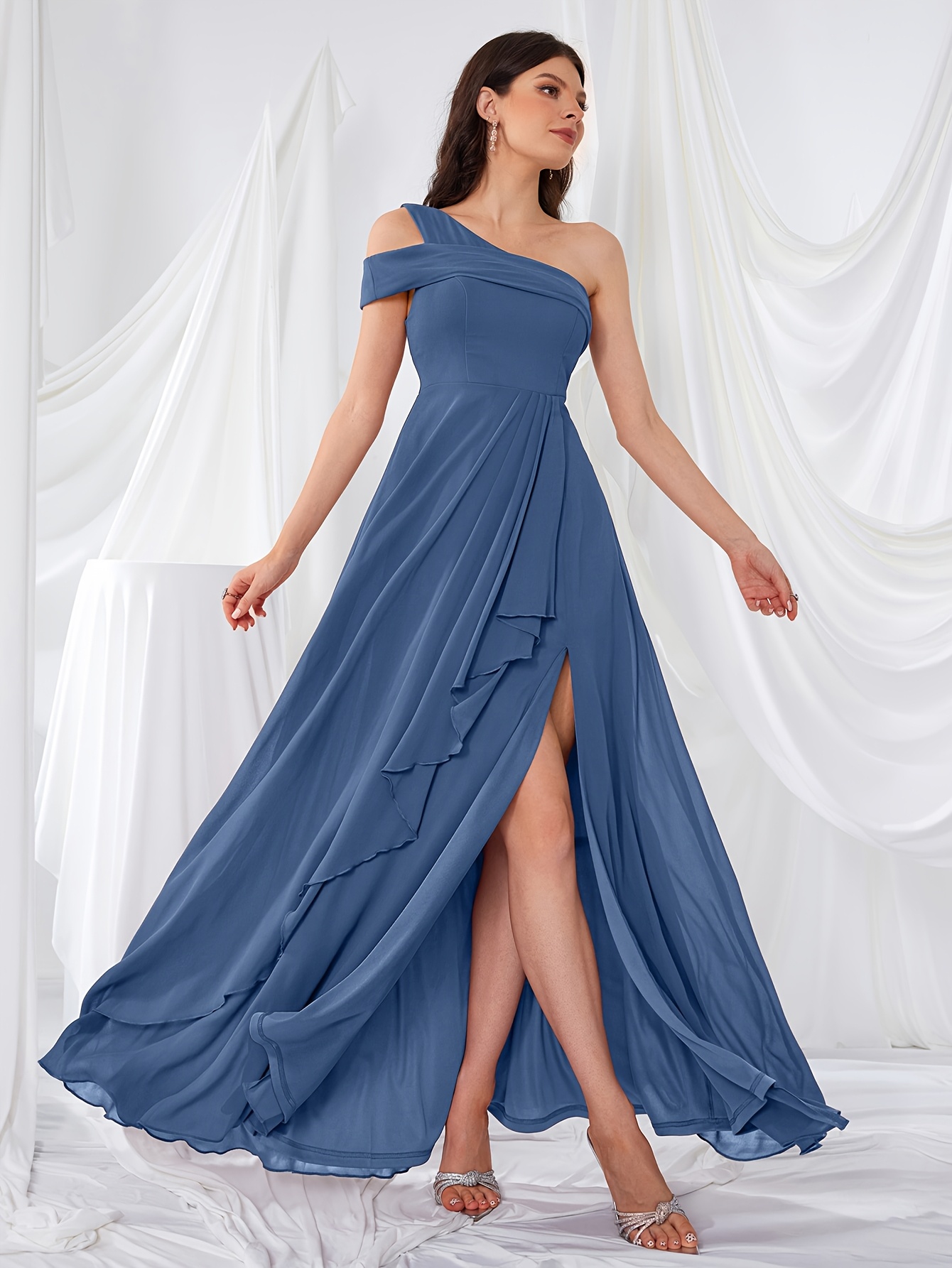 Tela Chifon Largos Vestidos De Chifon Para Fiesta Vestido Largo