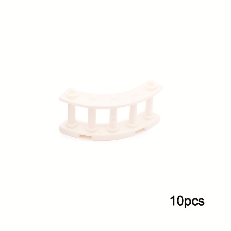 10pcs Building Blocks + Corner Posts 1x4x2 Fence 4x4x2 - Compatible with Archite