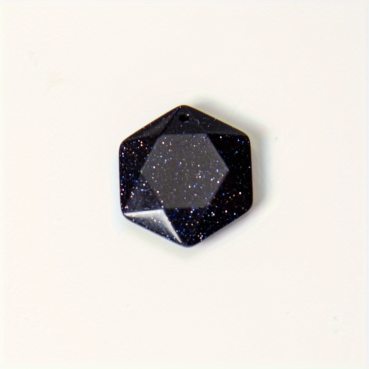 Natural Stone Hexagon Star Large Satellite Hexagon Pendant for Jewelry Making
