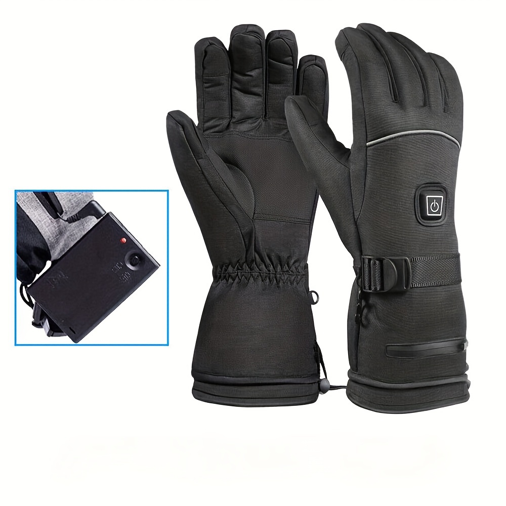 TEMU Touchscreen-compatible Heated Gloves - , For Cycling, Skating & - Christmas Or