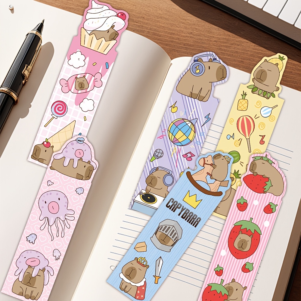 

30pcs Ywwbld Bookmarks - , Themed Paper Bookmarks With Ice Cream, Cupcakes, Animals & More - Ideal For Book Club, Readers, Birthday Gifts & Back To School Stationery, Cute Bookmarks