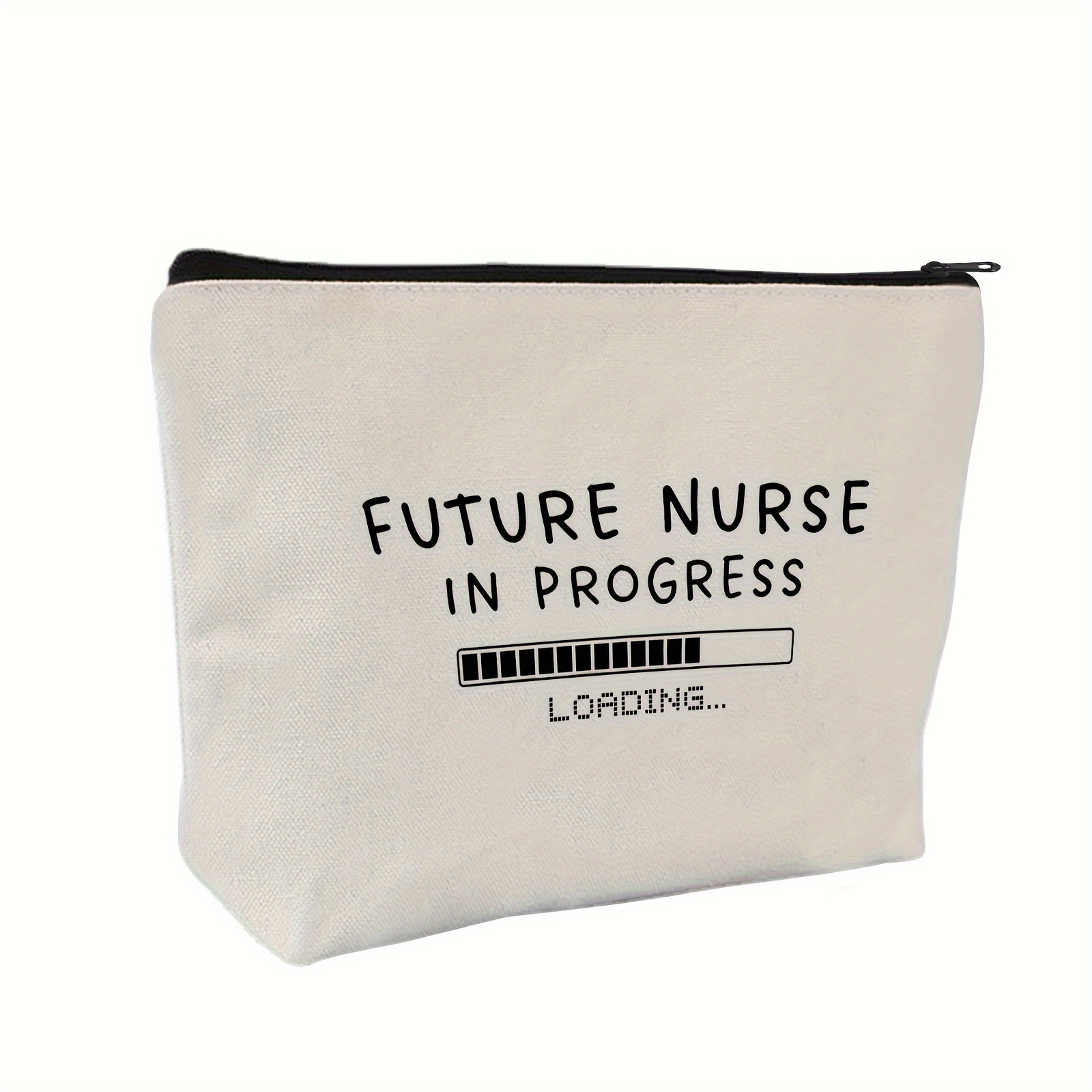 

Nurse Makeup Cosmetic Bag, Future Nurse In Progress Makeup Travel Toiletry Bag, Graduation Gifts Nurse, Medical Nursing Student Gifts, School Nurse Gifts