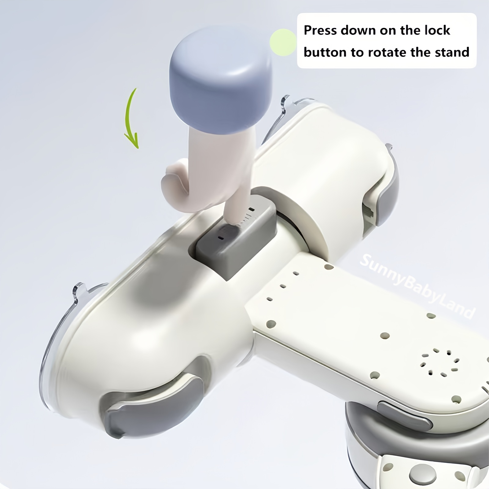 An Upgraded Support Frame with Adjustable Height, Suitable for Babies Aged 6 to 36 Months. The Hugging Design Provides Better Weight Support, Making It Usable for Babies of All Sizes