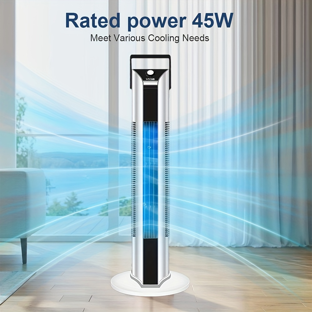 TEMU Tower Fan, Oscillating Tower Fan With 3 , , Portable Air Conditioner With Cooling, Fans That Blow Cold Air, Standing Fans For Home Bedroom Living Room Office, Powerful Floor Fan