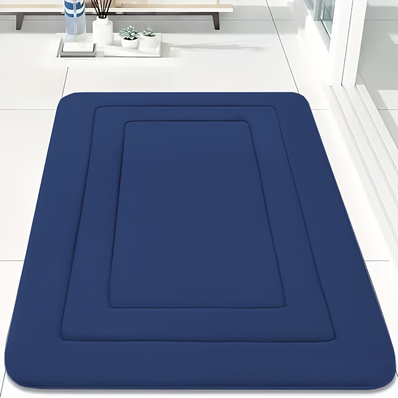 TEMU Geometric Pattern, Soft And Skin-friendly, Bathroom Supplies, Bathroom Anti-slip Mat, Bathroom Floor Mat, Machine Washable, Suitable For Shower