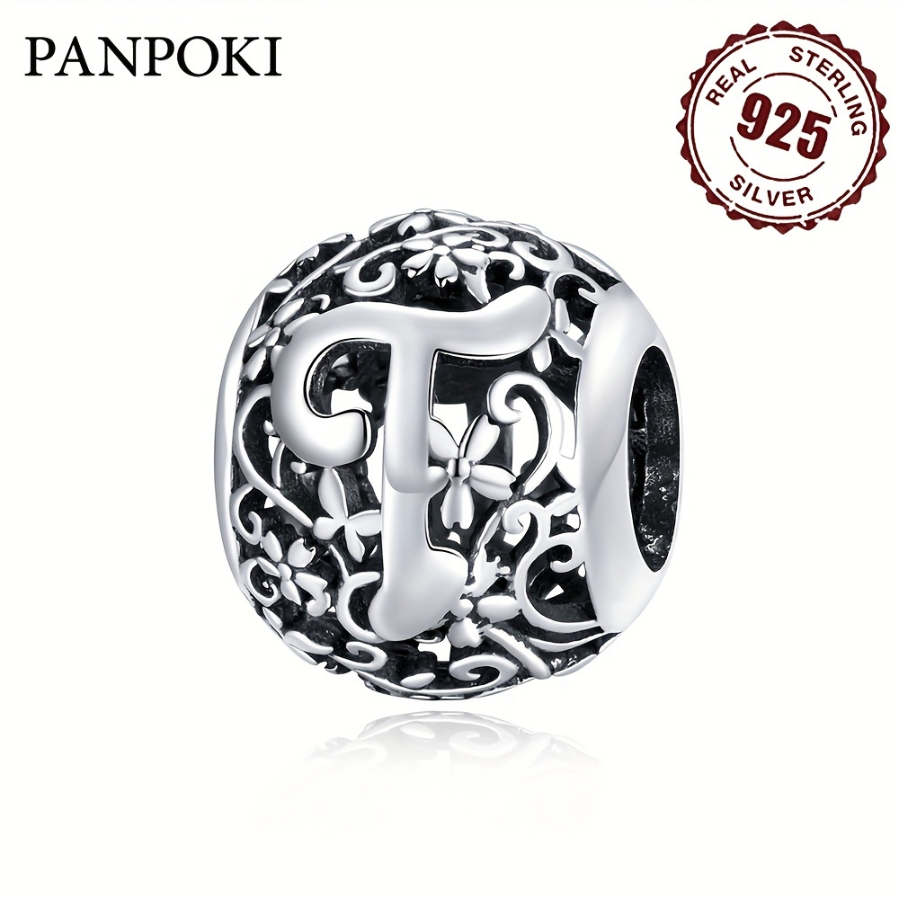 Pandora charms on sale letter t