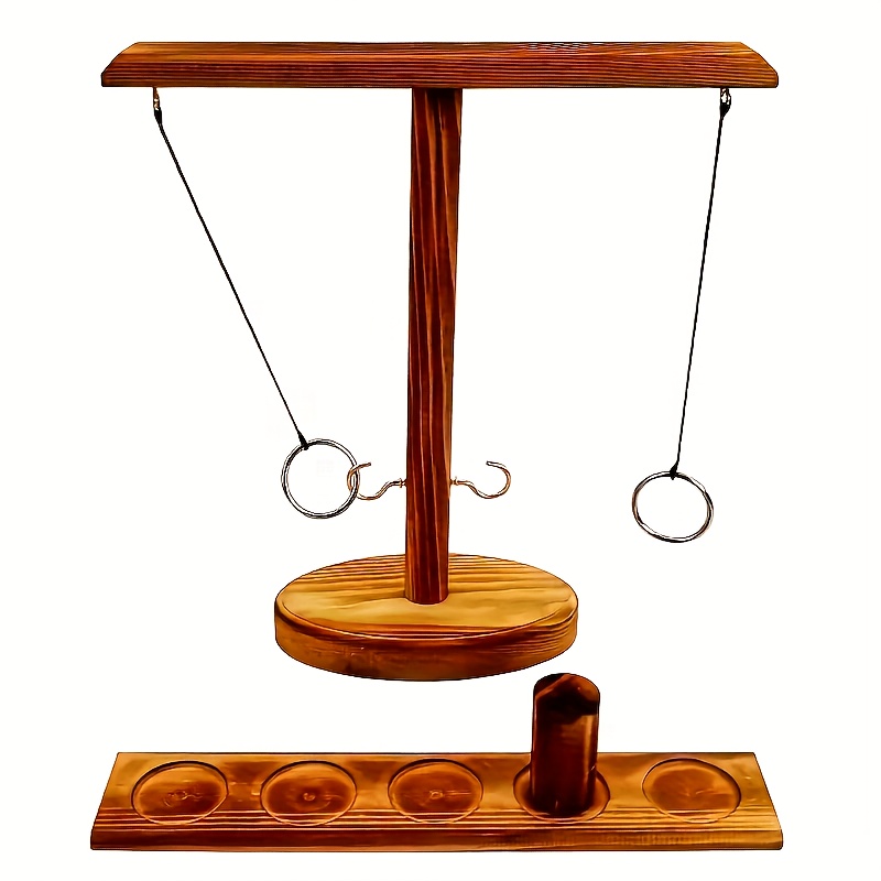 Creative Wooden Hook Ring Game