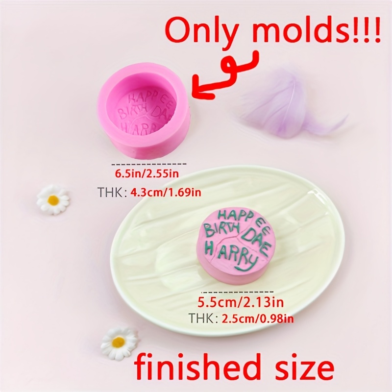 TEMU 1pc Harry Potter Hagrid Shape Silicone Making Tool Silicone Material Easy Demoulding Candle Universal
